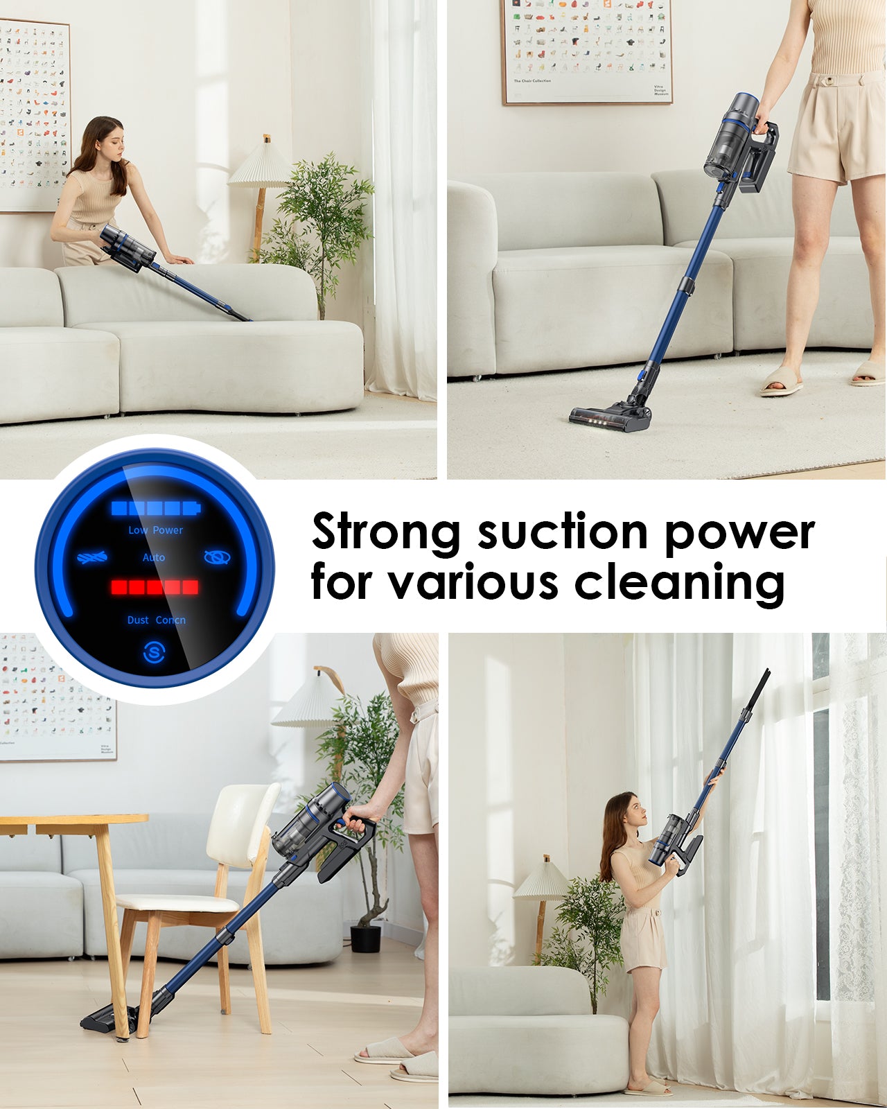Aspirateur sans fil Linkifly A10 avec fonction nettoyage